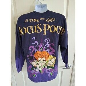 Disney Parks Disneyland Adult Size S A Little Hocus Pocus Purple Spirit Jersey